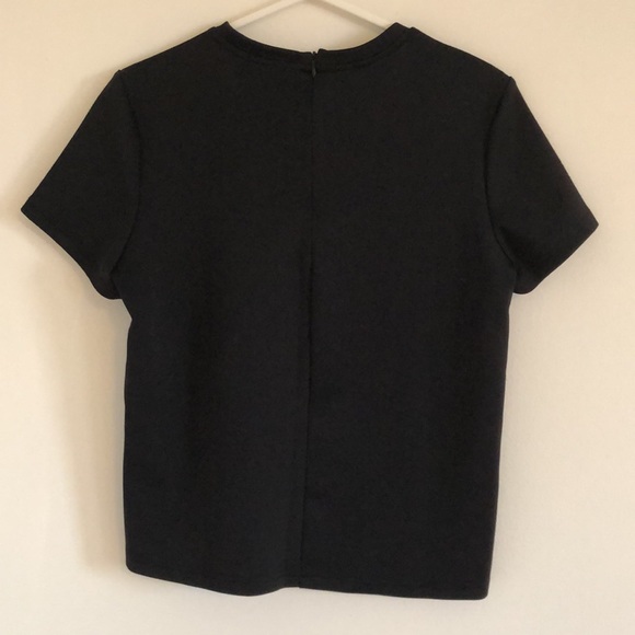 black zip t-shirt - Picture 2 of 3